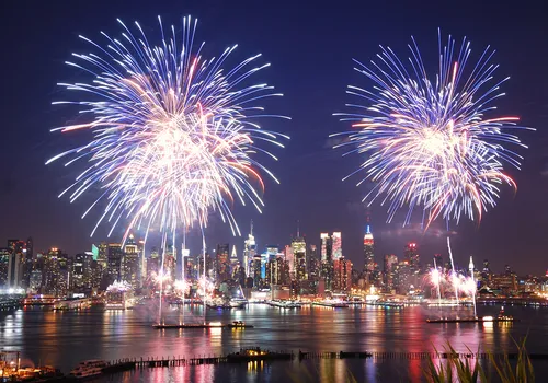 Manhattan-fuochi d'artificio-Independence Day