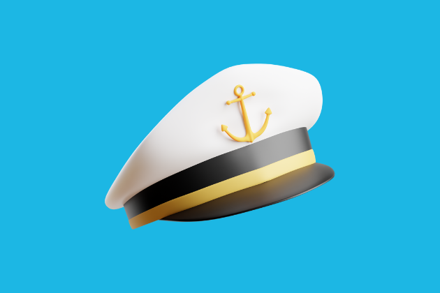 Cappello Da Comandante Di Nave