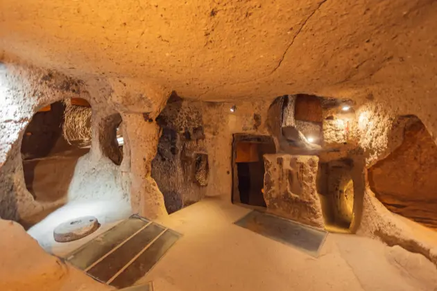 Derinkuyu Città Sotterranea In Cappadocia