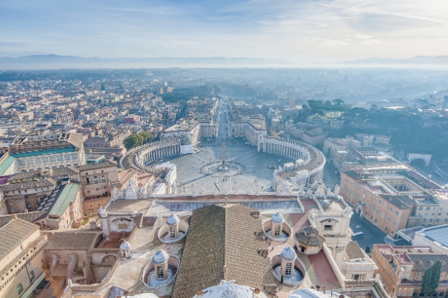 Foto Panoramica Città Del Vaticano