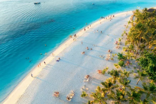 Zanzibar Foto Aerea Spiaggia