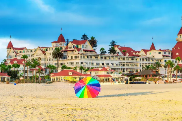 Coronado Beach San Diego Foto Panoramica