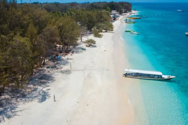 Spiaggia Di Gili Meno In Indonesia