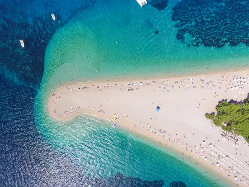 Zlatni Rat Beach-Isola di Brac-Croazia-spiagge