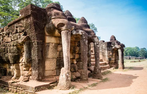 terrazza degli elefanti-Angkor-Cambogia