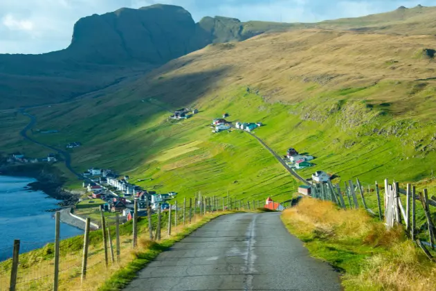 Isole Faroe Strada