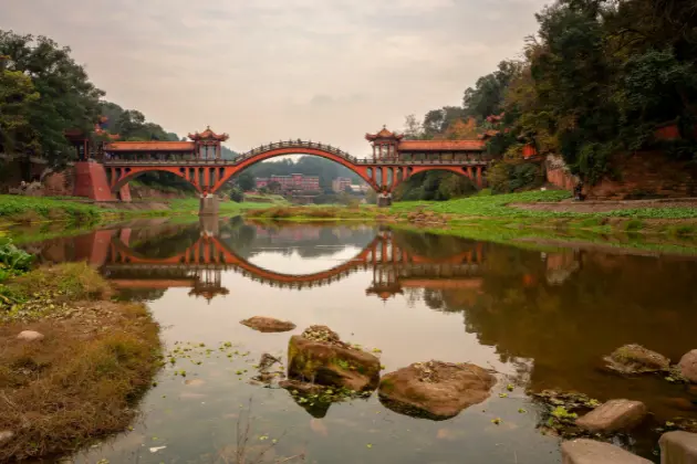 Haoshang Bridge - Leshan cina.jpg