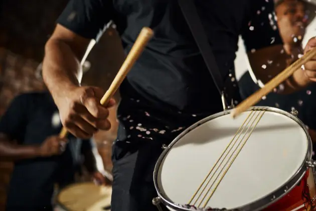 Musicista Al Carnevale Di Rio De Janeiro