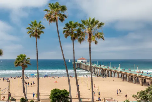 Manhattan Beach-Los Angeles spiagge