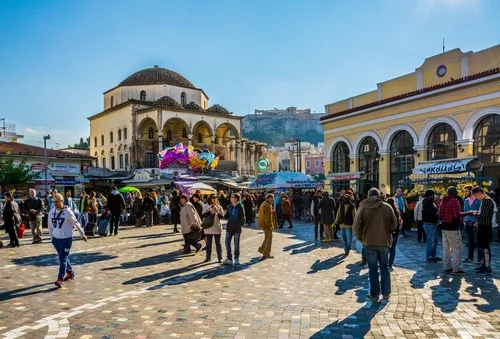 Piazza di Monastiraki-Atene